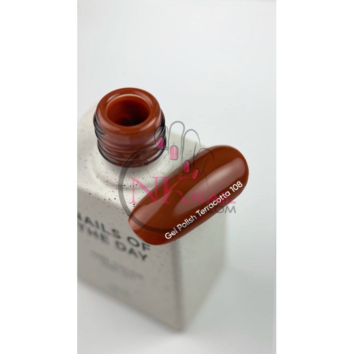 Гель-лак NAILSOFTHEDAY Terracotta 108, 10 мл TPO free
